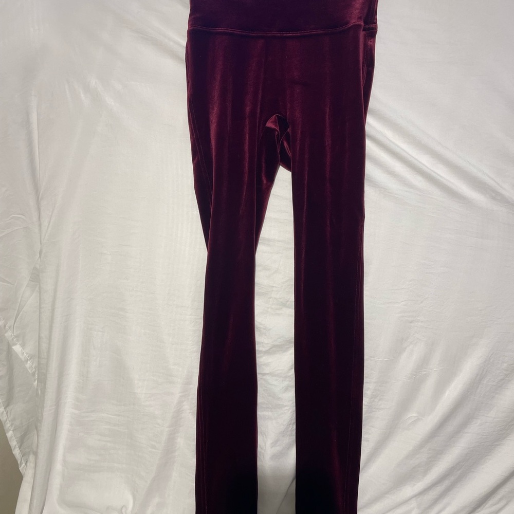 SPANX Red Leggings with Textured Fit